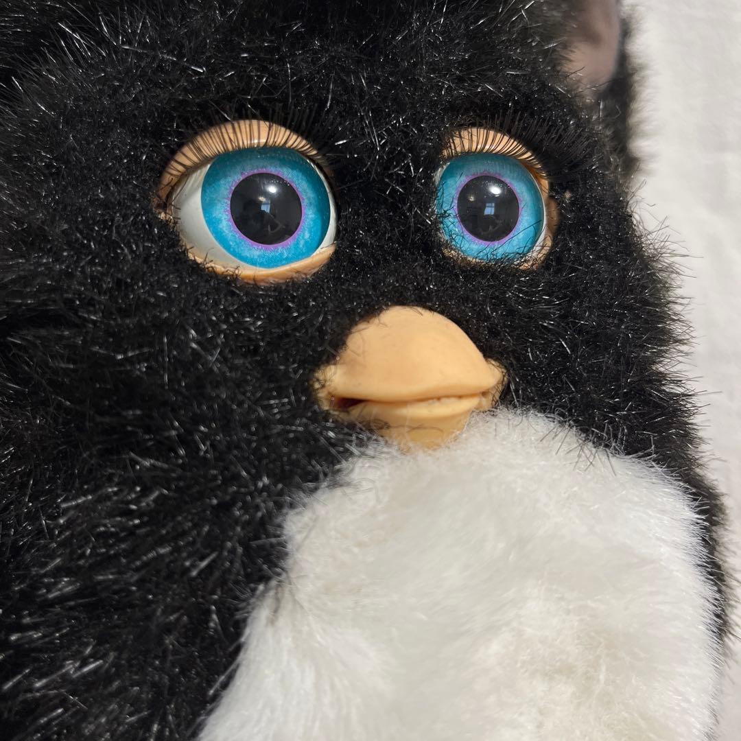 ファービー2 ミルキーパンダ ブルー目　ドイツ版 furby2005