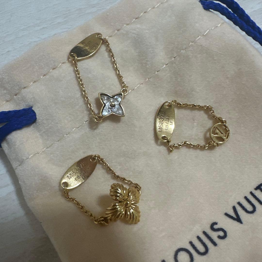 LOUIS VUITTON リングセット ゴールド