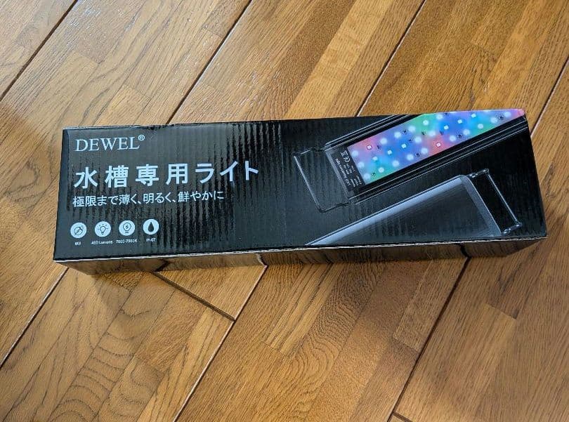 【未使用品】アクアリウム完璧フルセット 水槽・ヒーター・LED完備・底面濾過