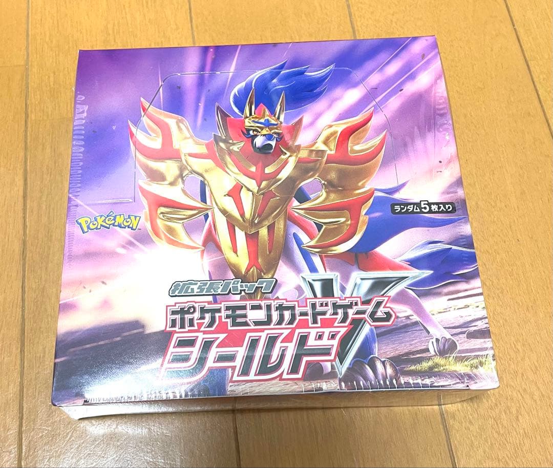 【未開封BOX】ポケモンカードゲーム シールド 1パック5枚入り