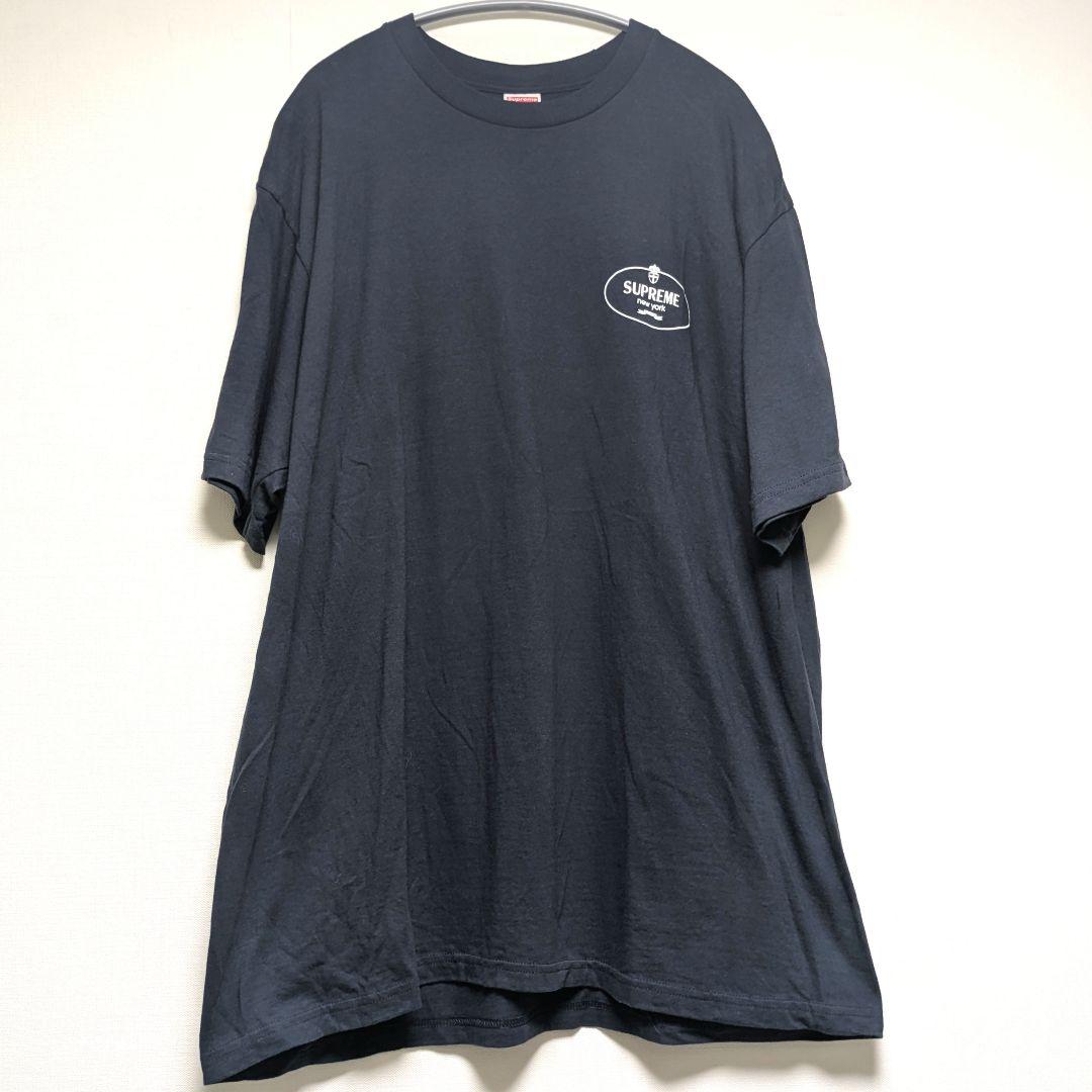 シュプリームSupreme Crest Tee　ネイビーXL