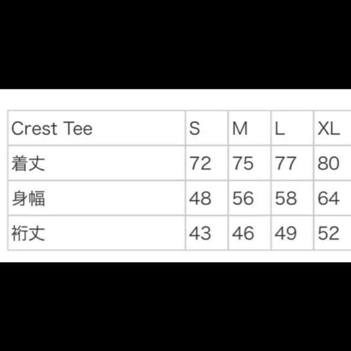 シュプリームSupreme Crest Tee　ネイビーXL