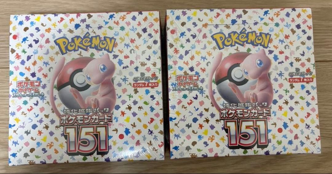 【即日発送】ポケモンカード 151 未開封ボックス シュリンク付き