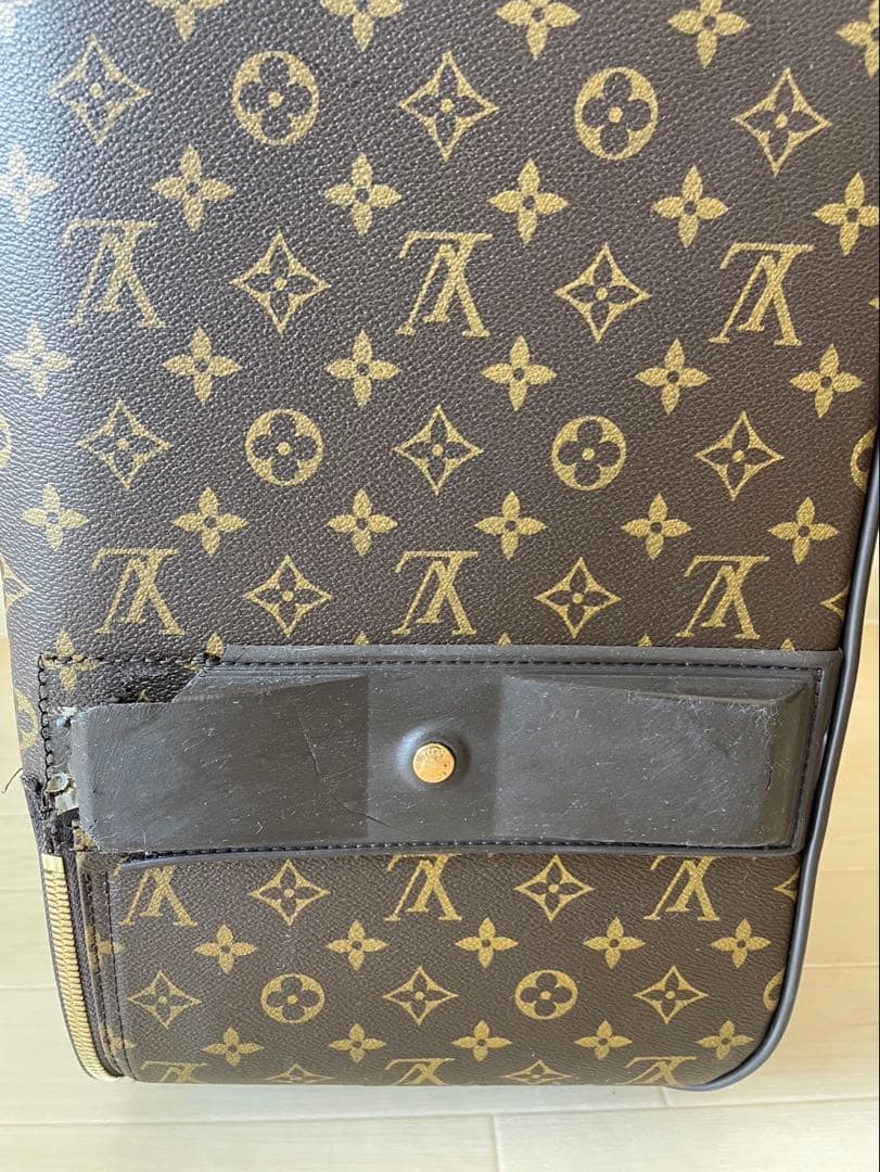 ルイヴィトン　ペガス65 キャリーケース　ビンテージ　モノグラム　オブジェ