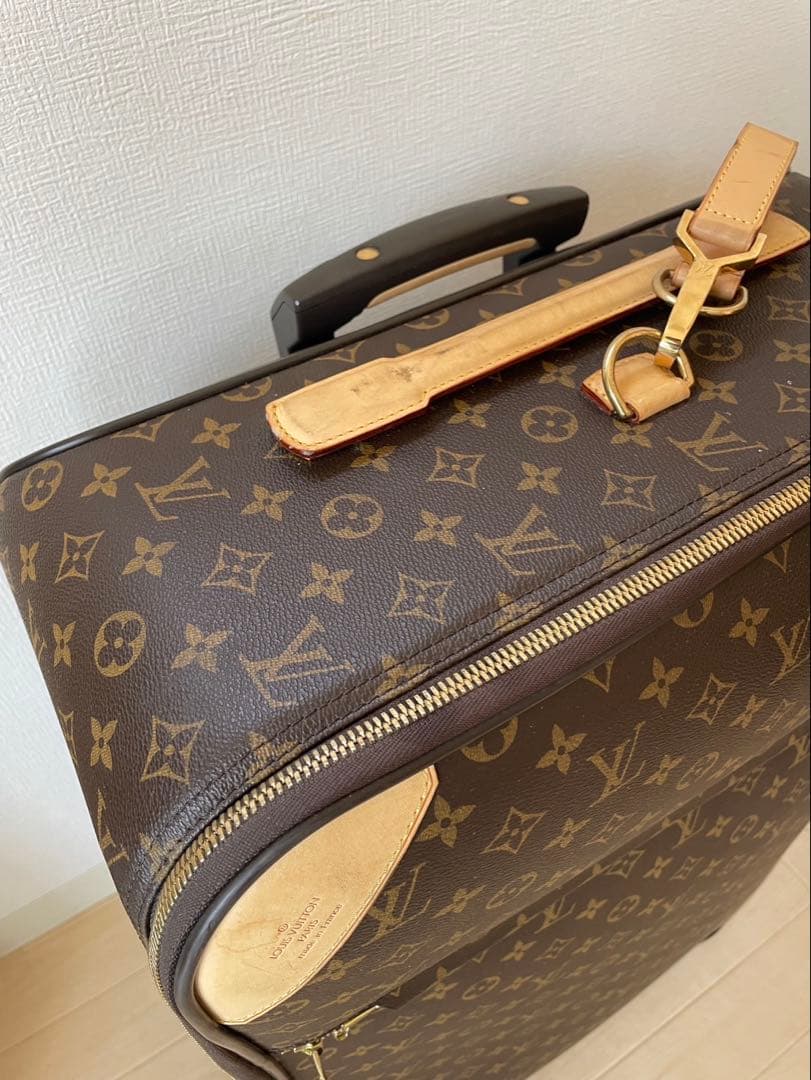 ルイヴィトン　ペガス65 キャリーケース　ビンテージ　モノグラム　オブジェ