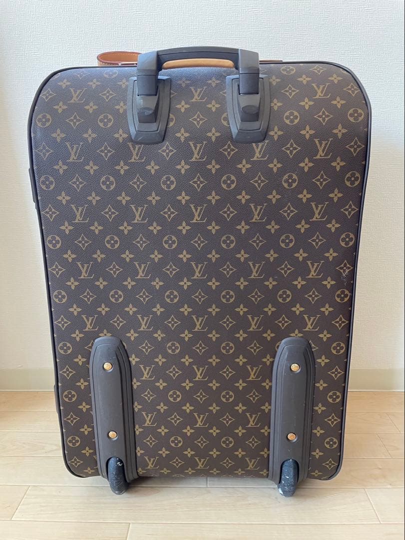 ルイヴィトン　ペガス65 キャリーケース　ビンテージ　モノグラム　オブジェ