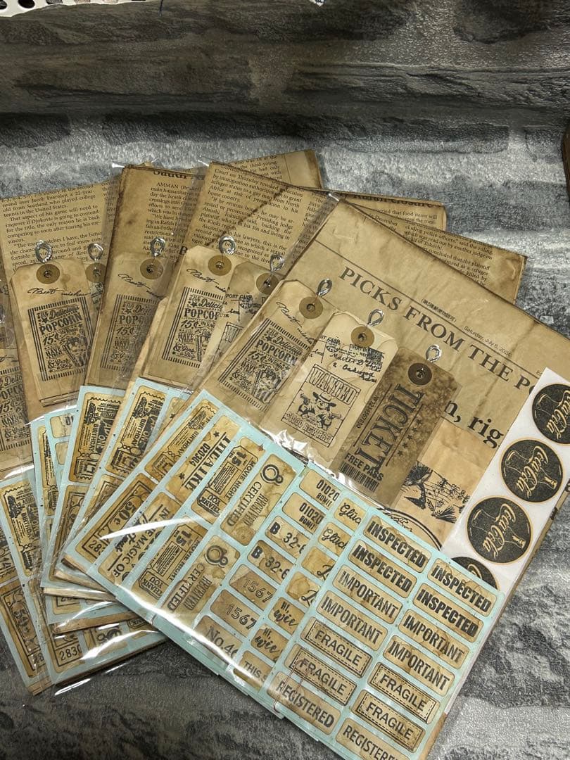 限定‼️コーヒー染めラッピングモリモリ(*•̀ᴗ•́*)و ̑̑セット！