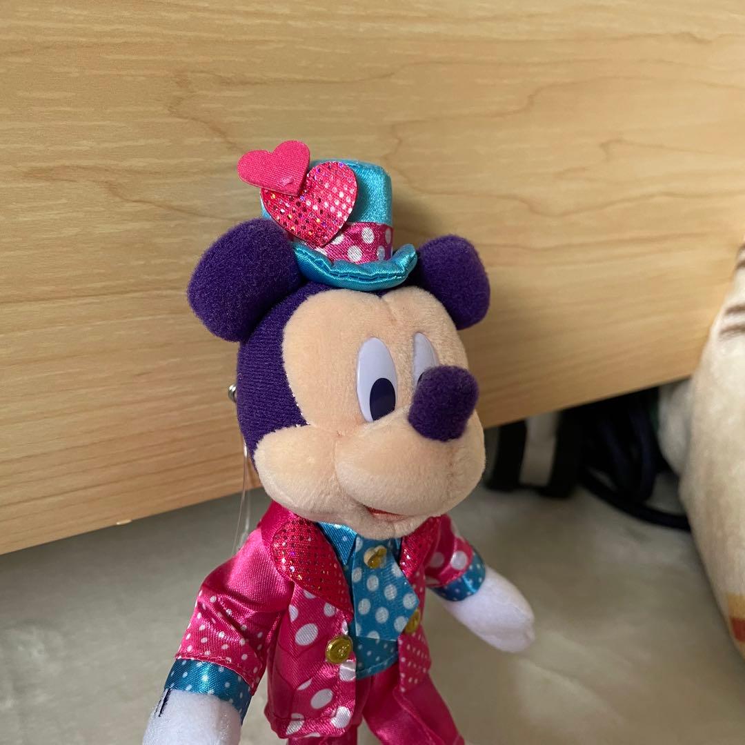 ミッキー　ぬいぐるみバッジ　ミニーのファンダーランド　ミニーのパルパルーザ