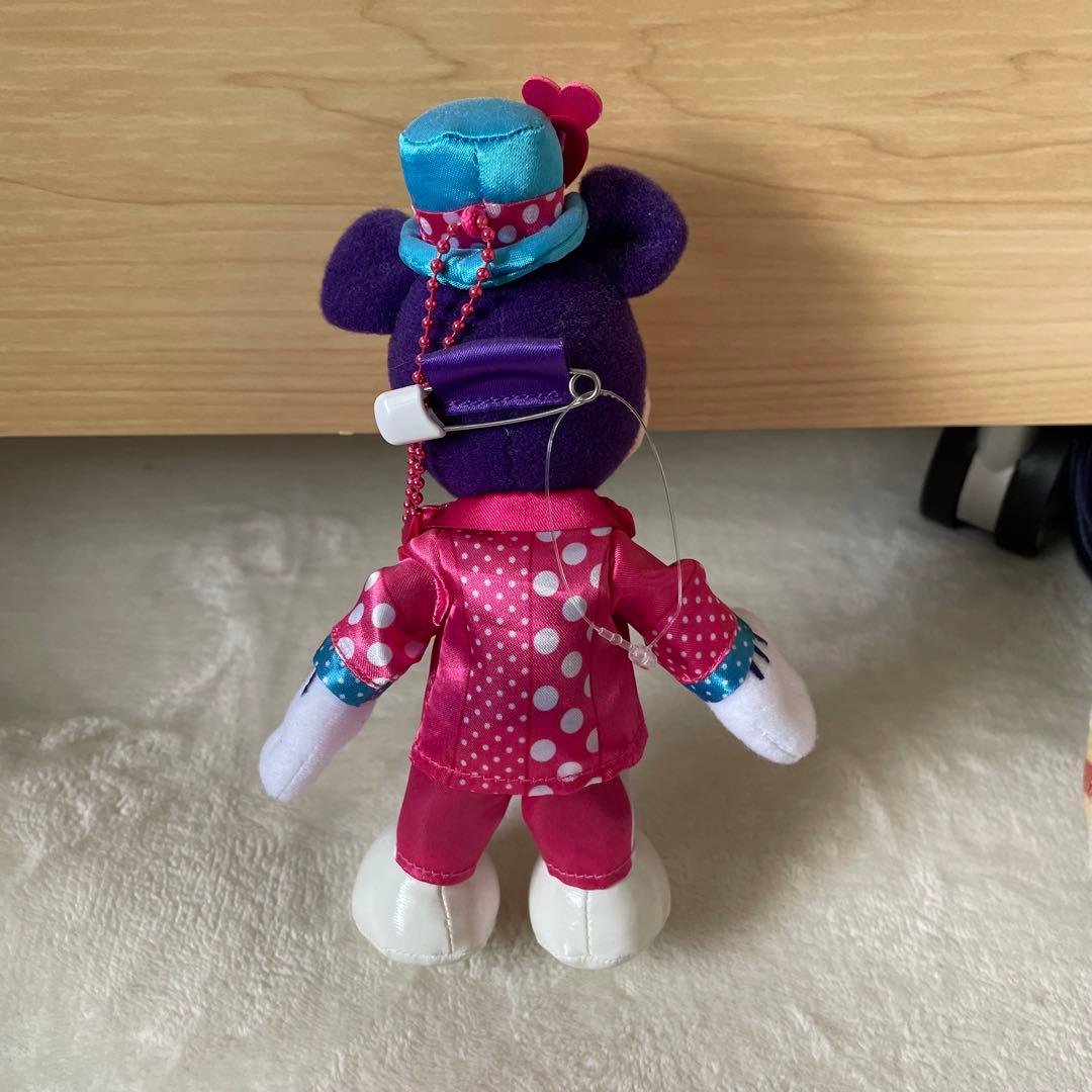 ミッキー　ぬいぐるみバッジ　ミニーのファンダーランド　ミニーのパルパルーザ