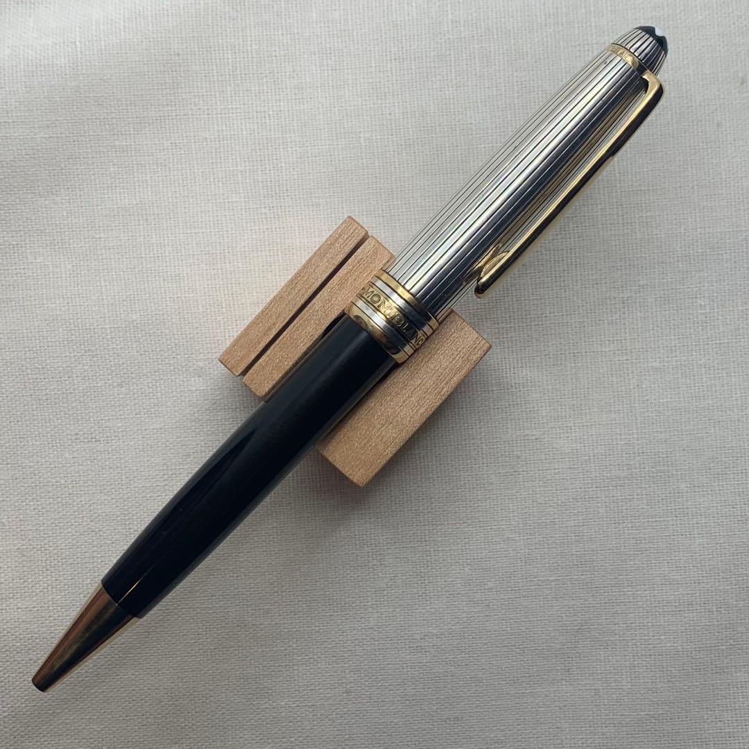 純銀　モンブラン　マイスターシュテュック　1641 ソリテールドゥエ　ボールペン
