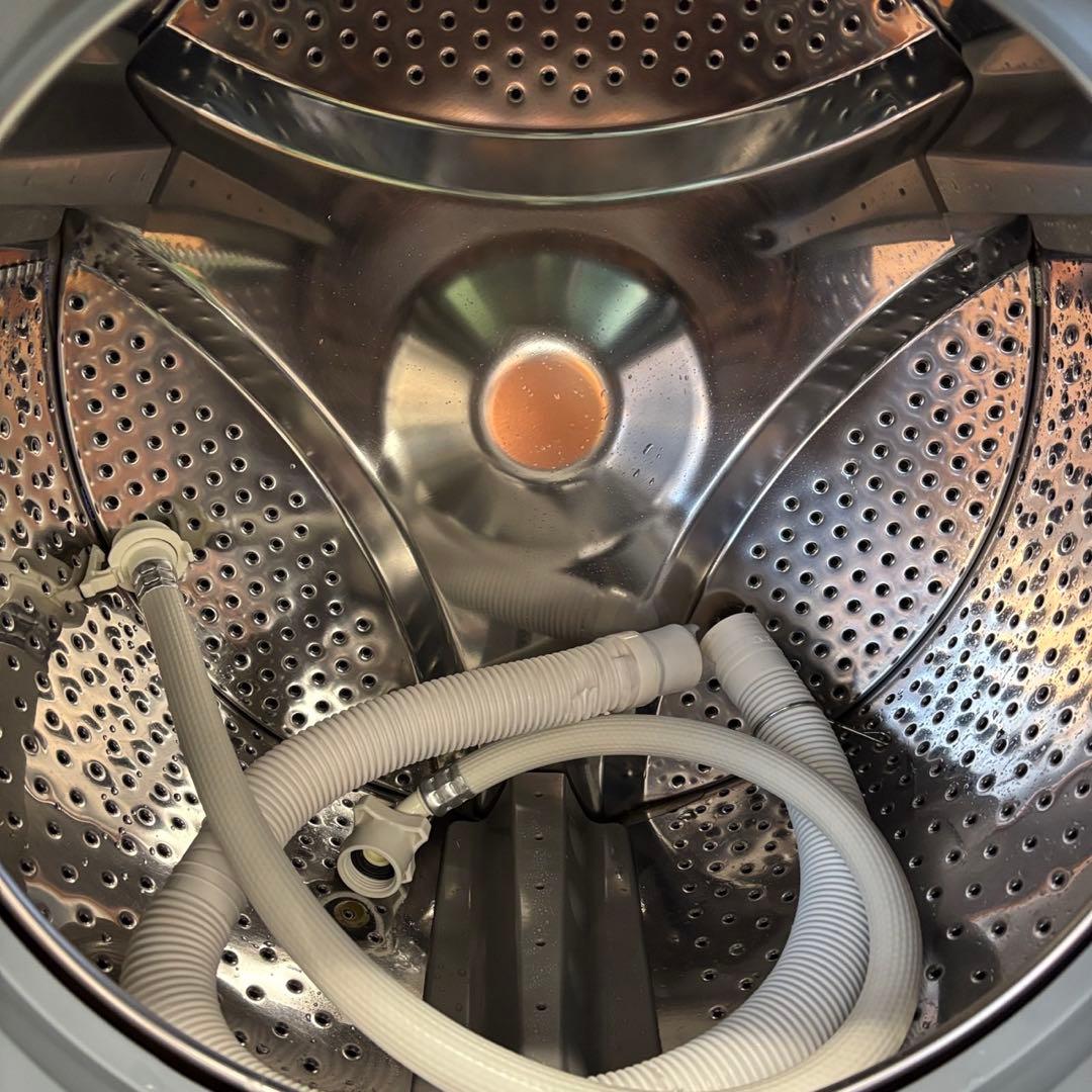 ★32　ドラム式洗濯機　シャープ　一人暮らし　乾燥　7キロ　安い　左開　設置無料