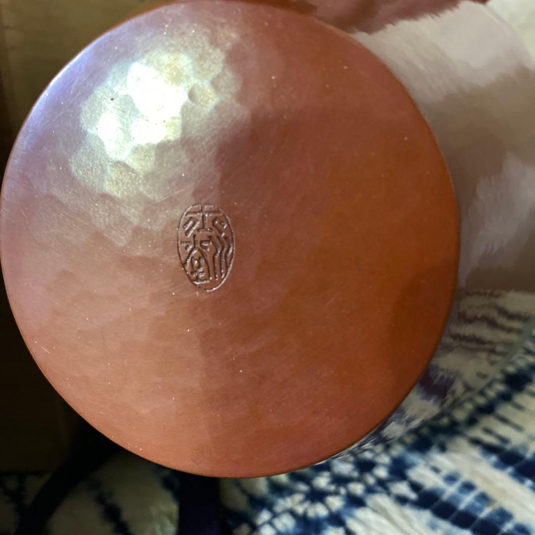 玉川堂　銅製　花瓶