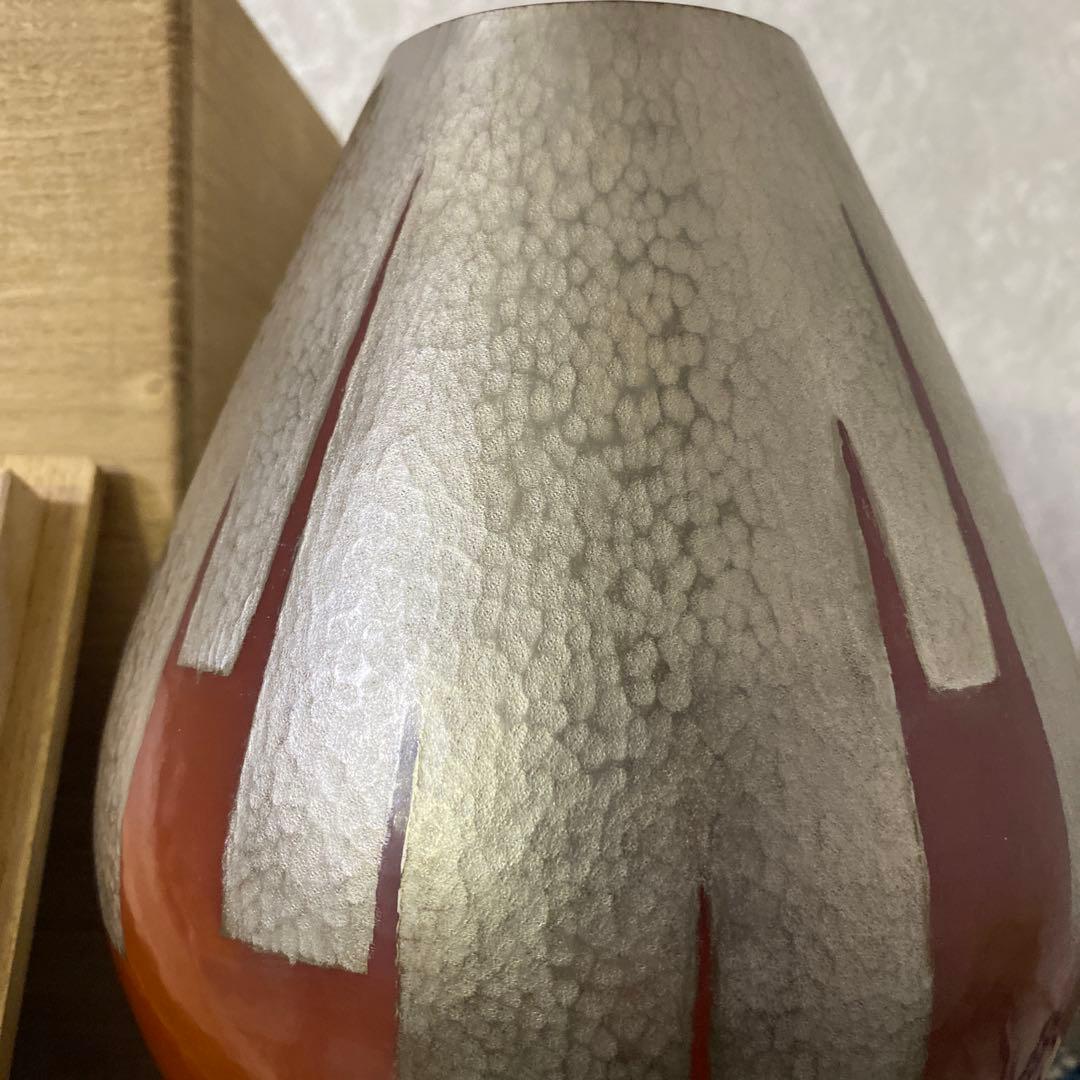 玉川堂　銅製　花瓶