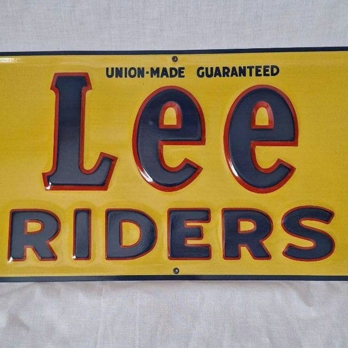 40's 50's LEE RIDERS 看板 ヴィンテージレプリカ 復刻 リー