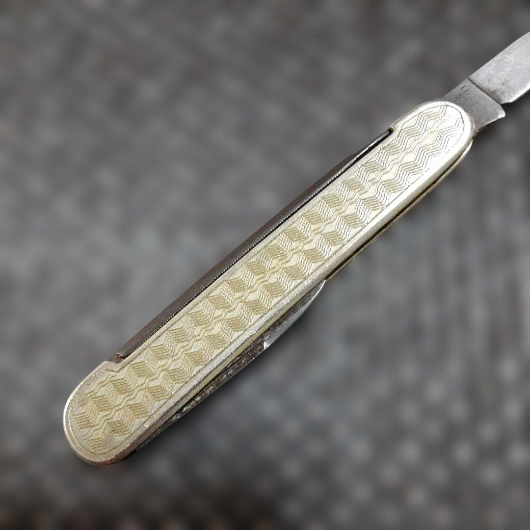 古いドイツ·ゾーリンゲン製折畳ナイフE BRUCKMANN MANNヴィンテージ