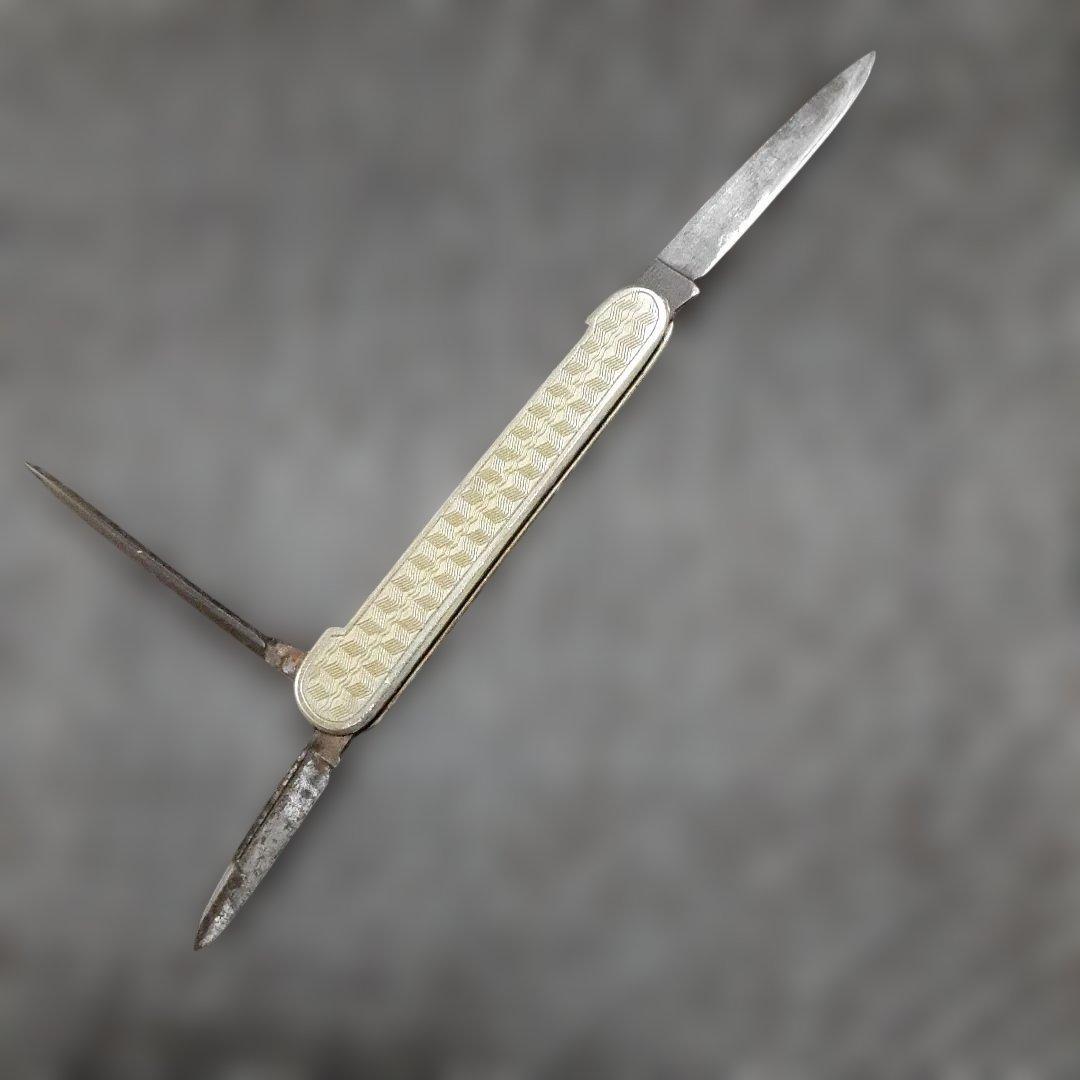 古いドイツ·ゾーリンゲン製折畳ナイフE BRUCKMANN MANNヴィンテージ