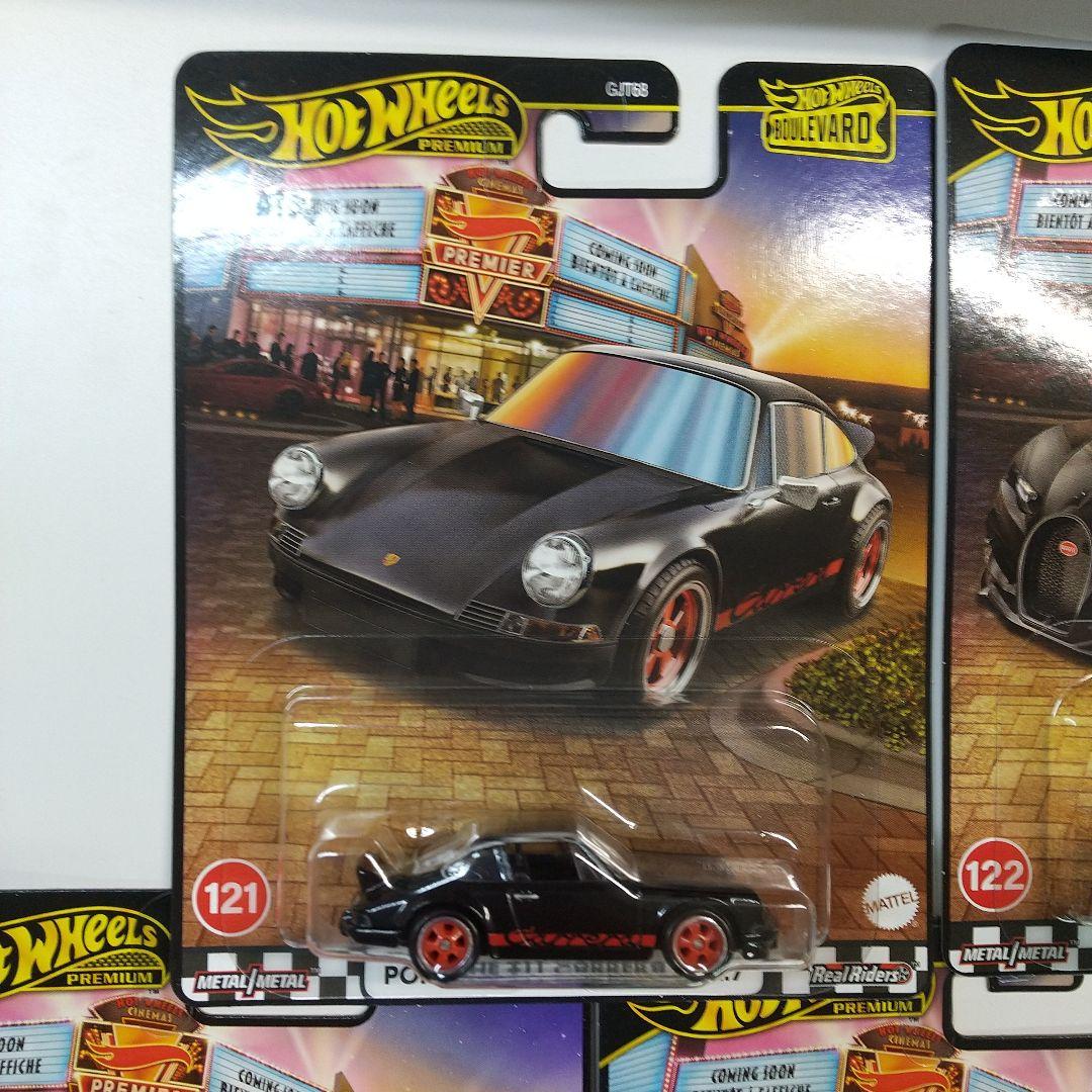 新品全５種　ホットウィール ブールバード　ポルシェ９１１／マスタング／ダットサン