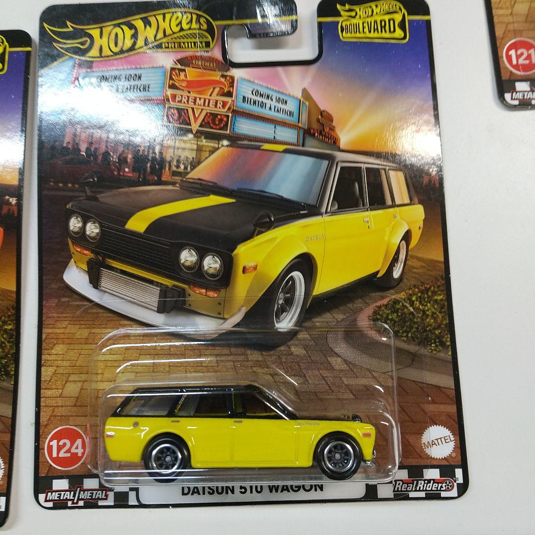 新品全５種　ホットウィール ブールバード　ポルシェ９１１／マスタング／ダットサン