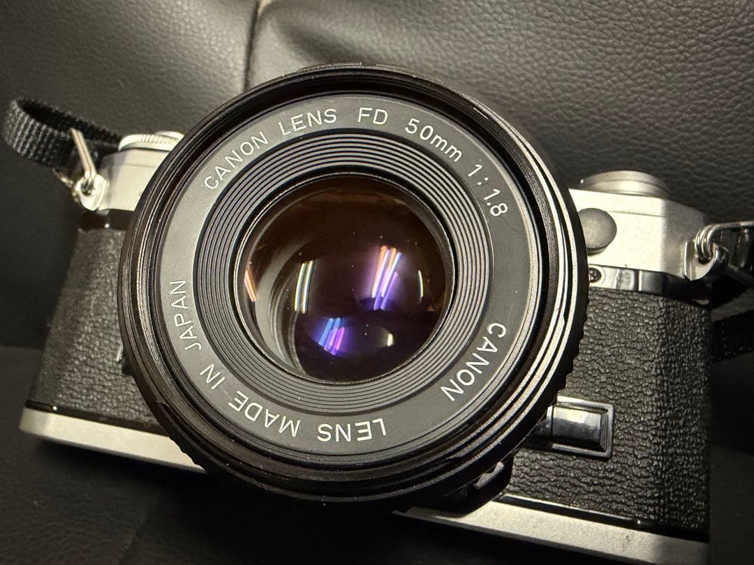 キャノン AE-1 一眼レフカメラ フィルムカメラ NewFD 50mm 1.8