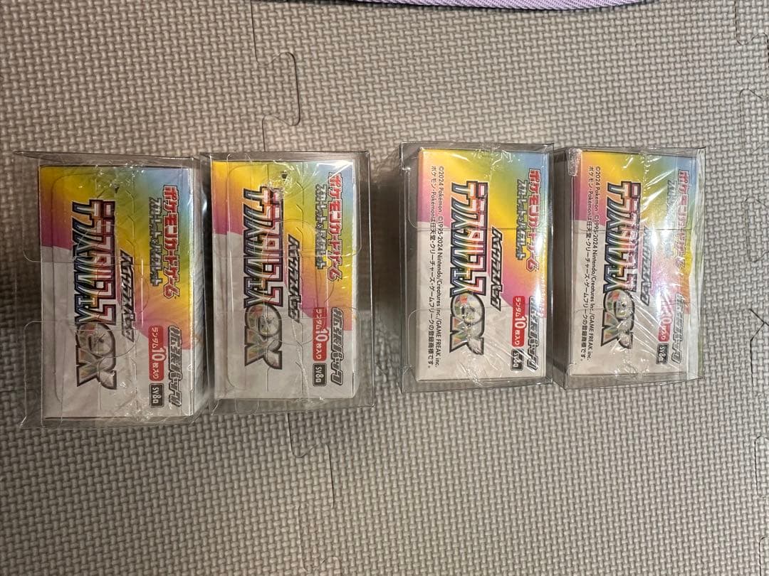 テラスタルフェスex 4BOX まとめ売り　シュリンク付き