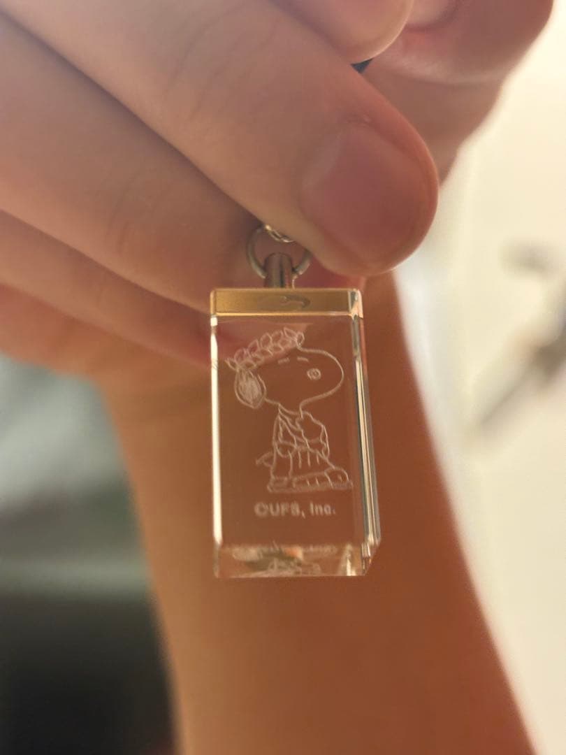 Snoopy in Ginza 限定 3D水晶ストラップセット