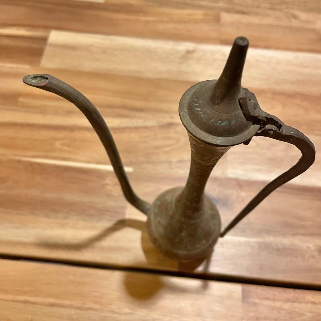 【激レア】アンティーク 真鍮製ポット 中東スタイル