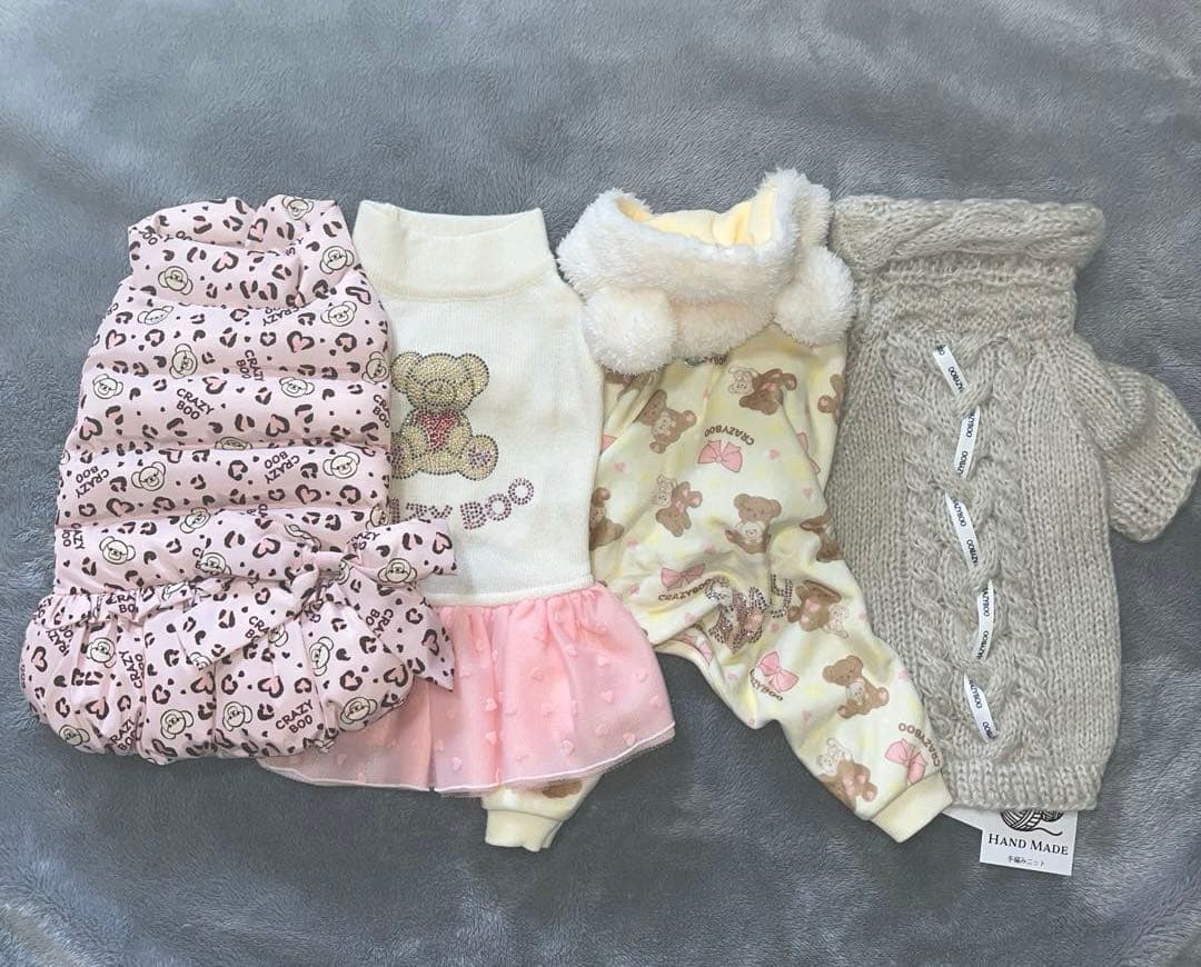 crazy boo クレイジーブー　犬服　Lサイズ　4枚