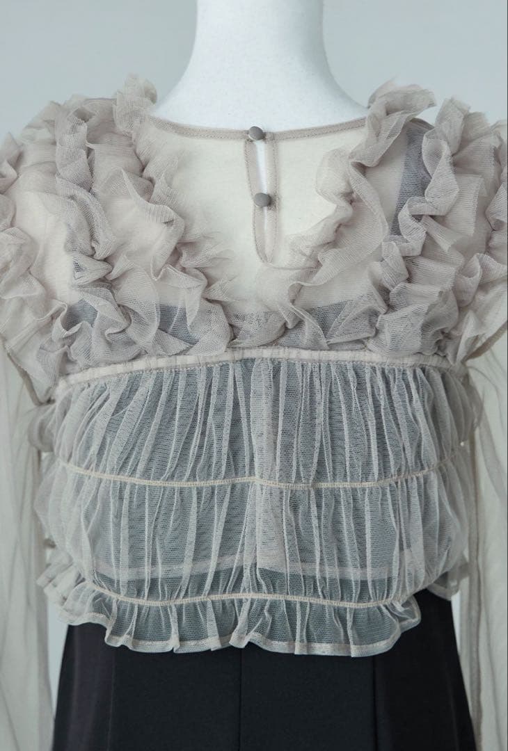 Many way Sサイズ 3点セットフリルドレス ボレロ ブラウス