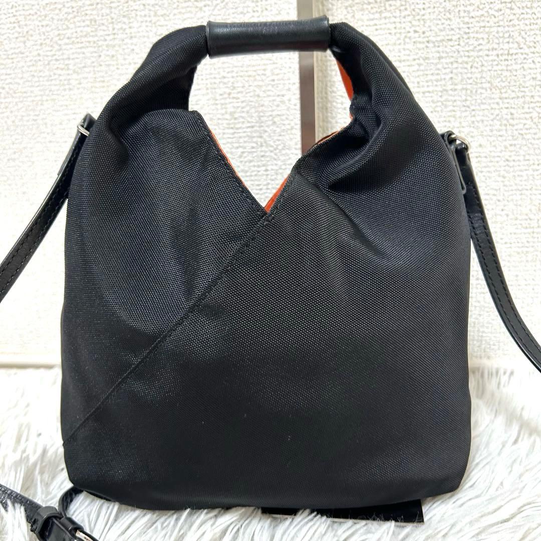 【美品✨ジャパニーズ/2way】メゾンマルジェラ　ショルダーバッグ　黒　軽量　稀