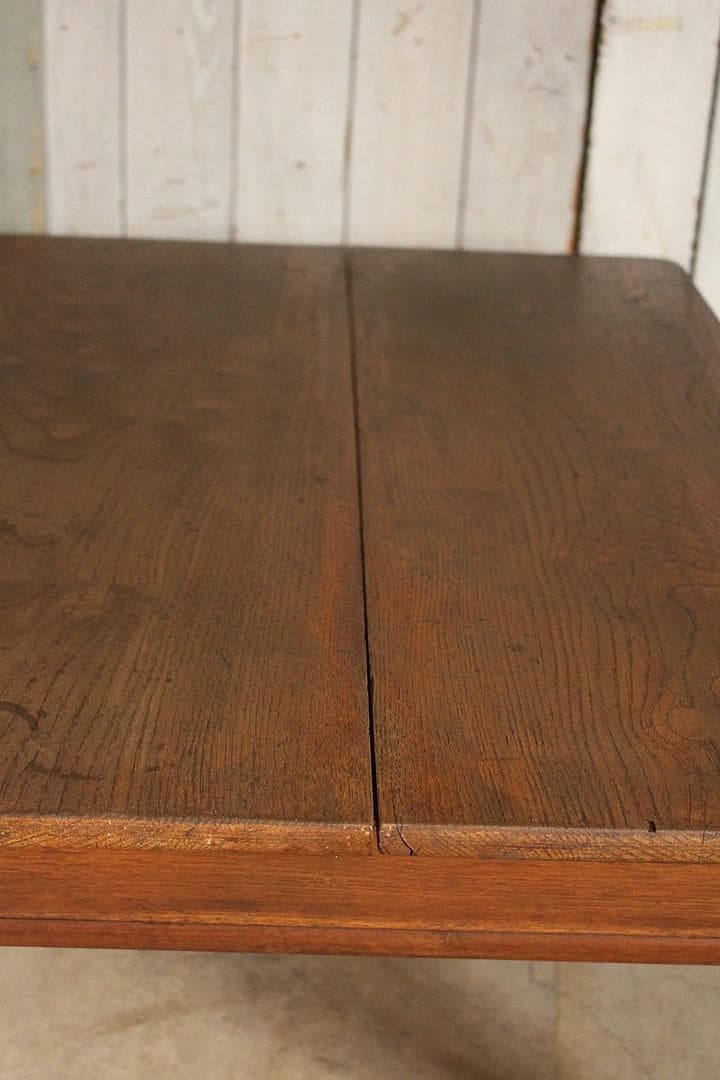 古く味のある木製の机　引き出し2杯　 ローテーブル　作業台　古家具　古民家