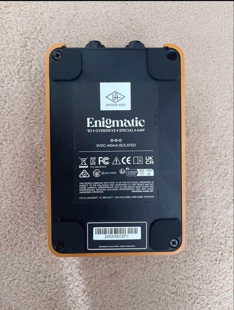 ギター UNIVERSAL AUDIO UAFX Enigmatic