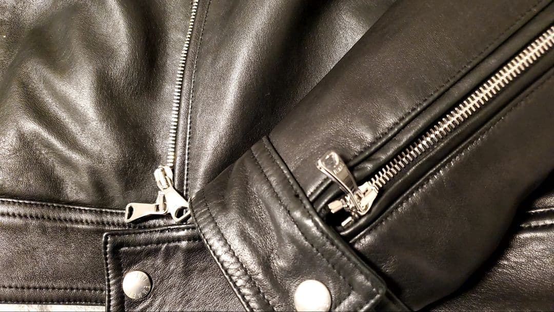 エンメティ　美品　レザー　ジャケット　ライダース　アンドレア　サイズ44