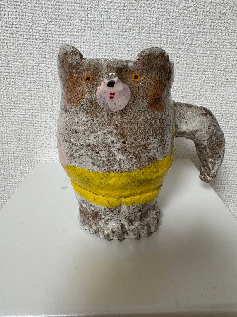 た*ぬ様 増田光さん　クマ型陶器マグカップ MASUDA HIKARI