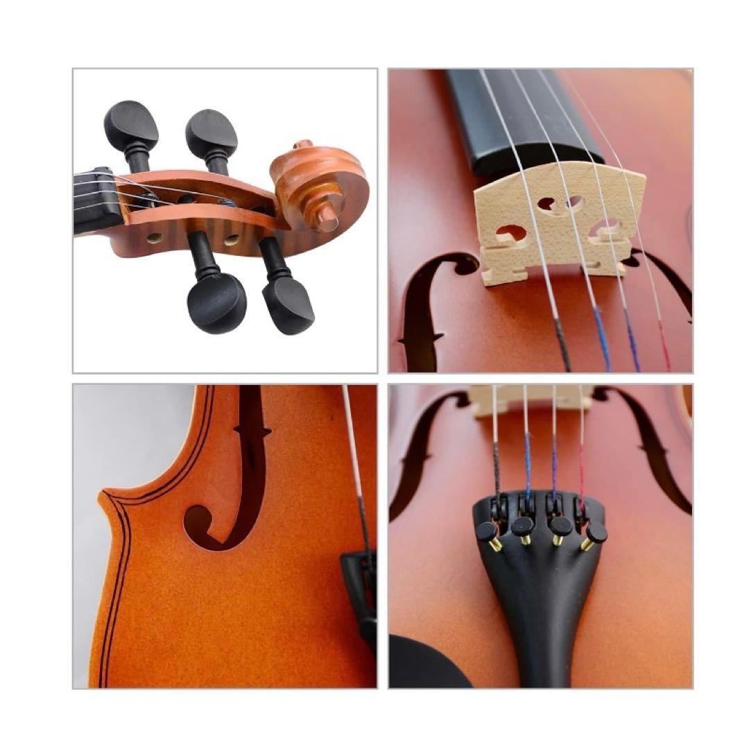 【新品】バイオリン 初心者セット ケース付き 4/4