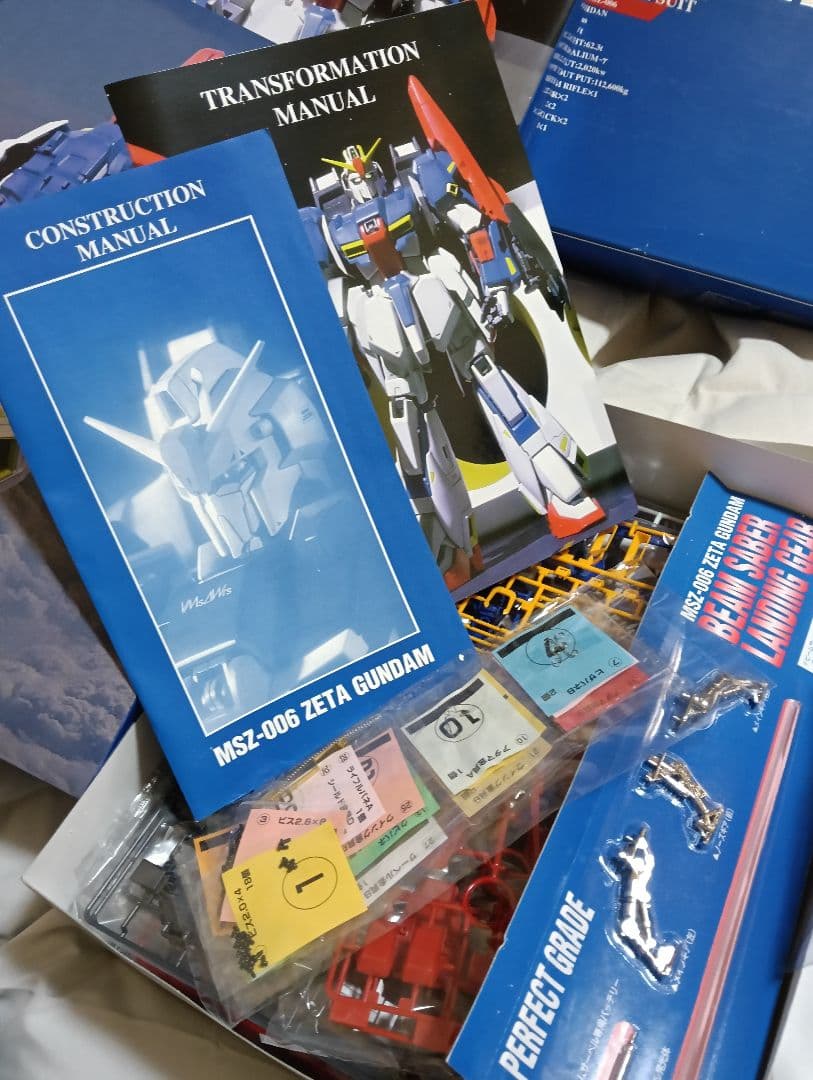 BANDAI 1/60 PG　MSZ-006 ZETA GUNDAM 未組立