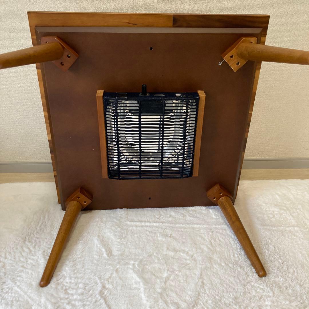 天然木製 こたつ ローテーブル