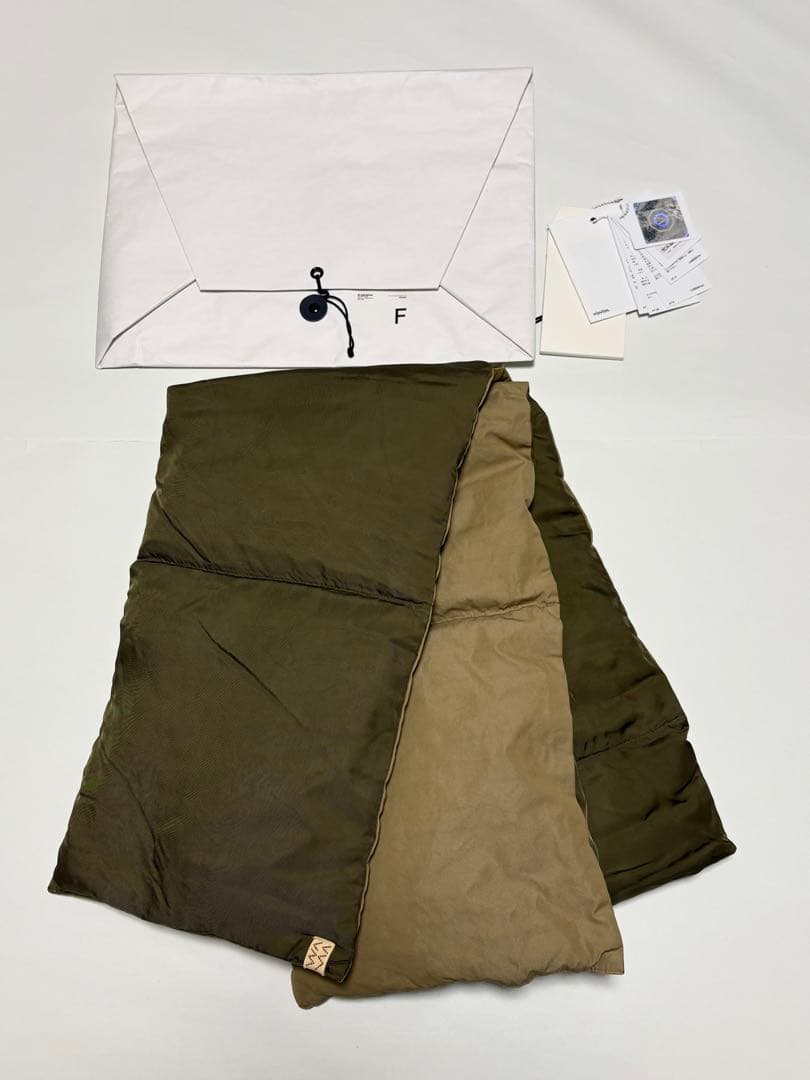 小物 visvim SUEDE GLOVES & MIL DOWN MUFFLER