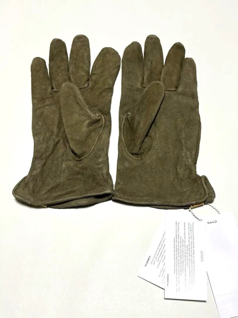 小物 visvim SUEDE GLOVES & MIL DOWN MUFFLER