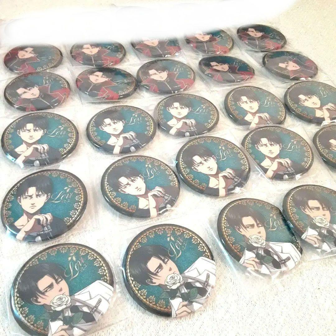 ラスト1セット　リヴァイ　缶バッジ　予約販売入手　25個