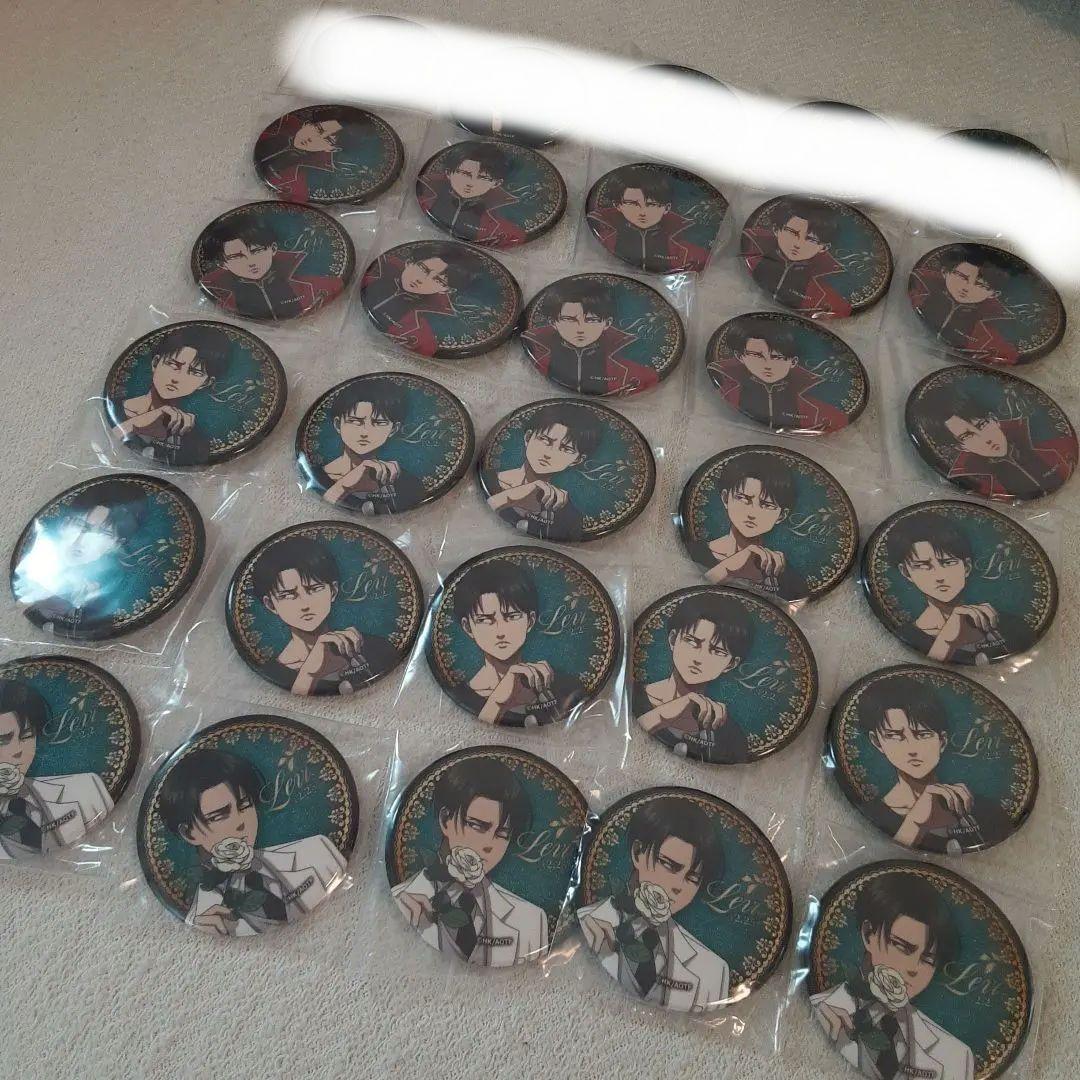 ラスト1セット　リヴァイ　缶バッジ　予約販売入手　25個