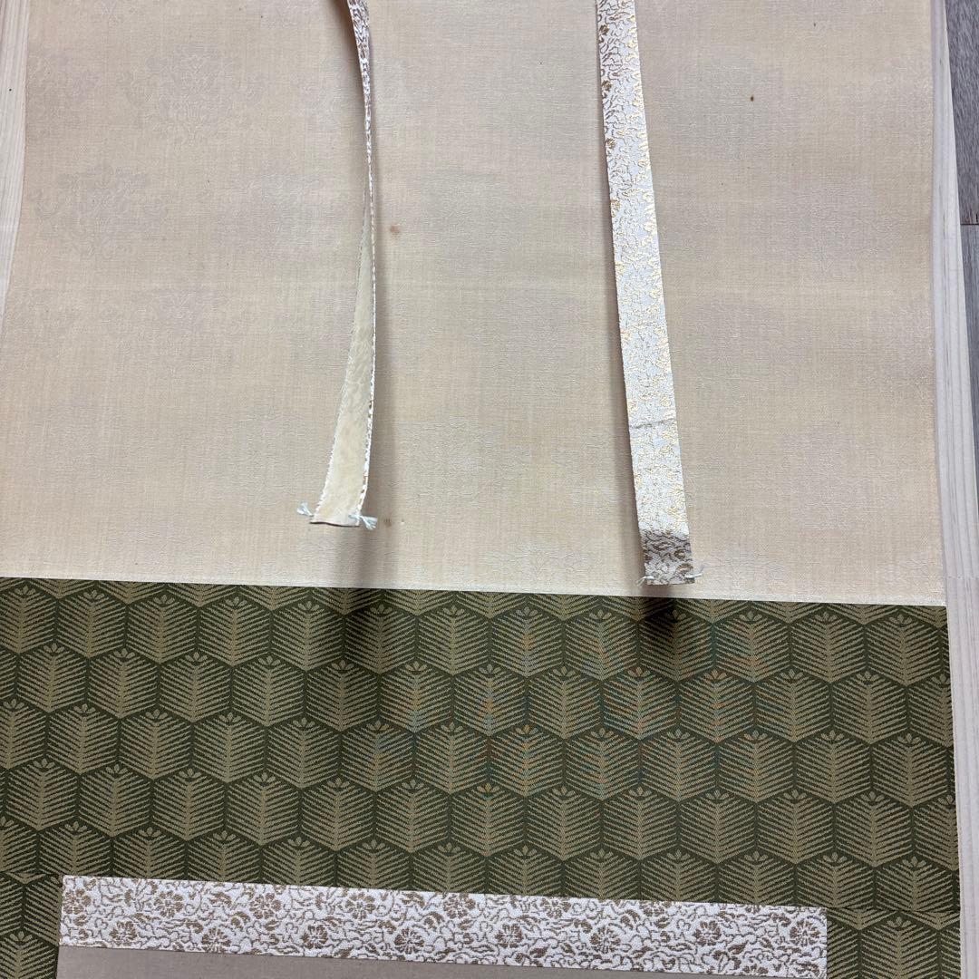 亀と梅の花 寿老人　3セット掛軸　　0121o84