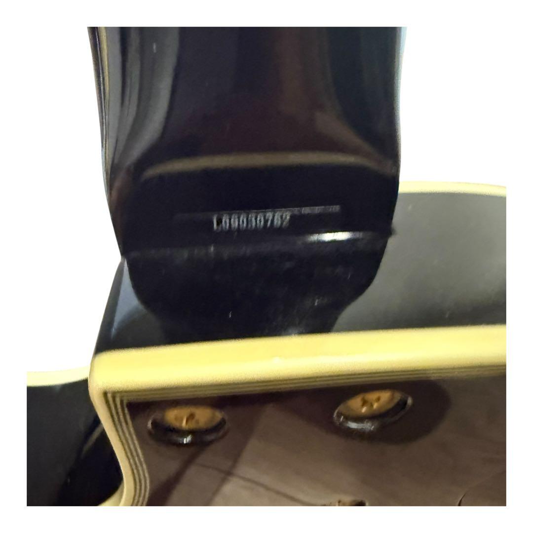 BUSKER'S レスポールカスタム風 エレキギター 黒×金　ぼっちざろっく