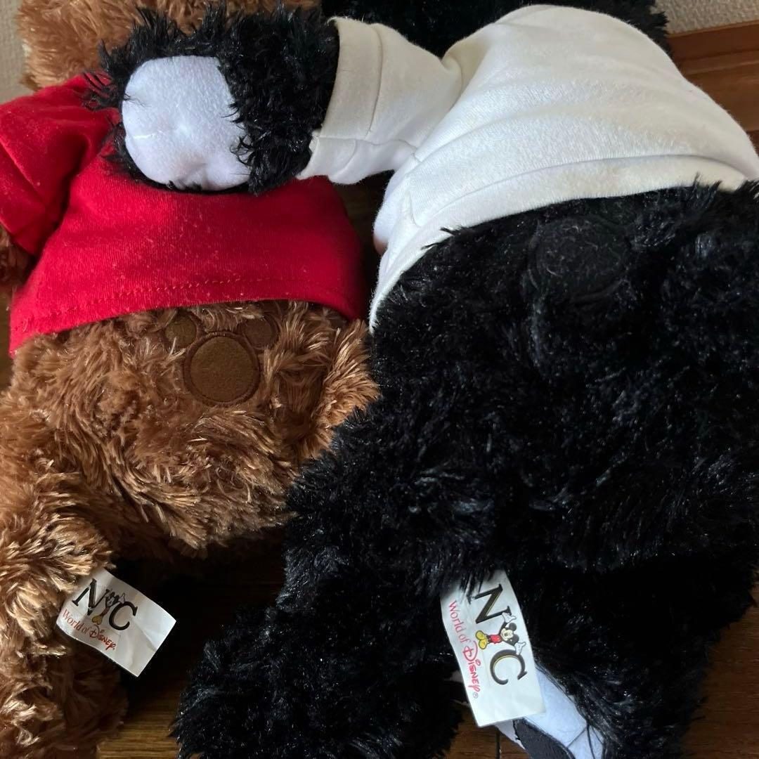 ダッフィー NYCディズニーベアブラウン2009 &ブラックダッフィー