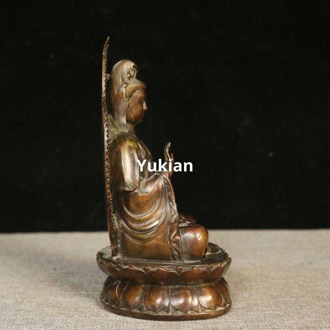 銅細工 観世音菩薩 装飾品 工芸品 美術品 置物