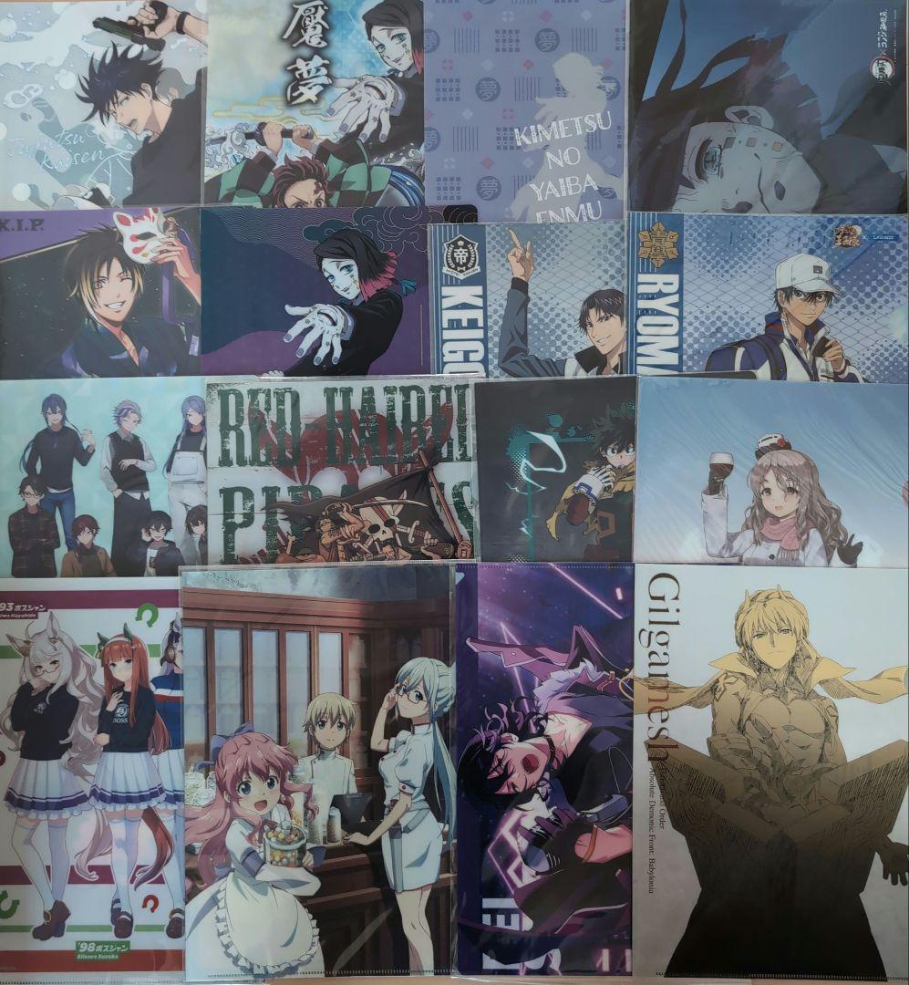 アニメ　漫画　キャラクター　A4 クリアファイル　大量　まとめ売り　360点