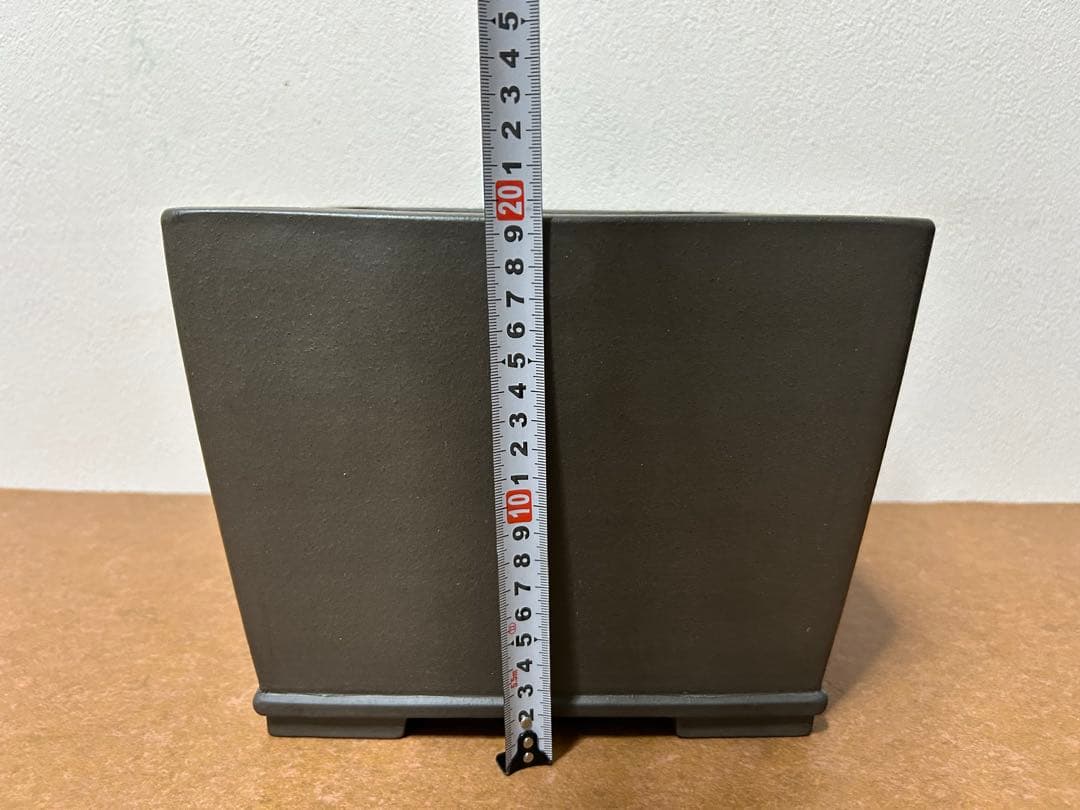 紀山　盆栽鉢　懸崖鉢