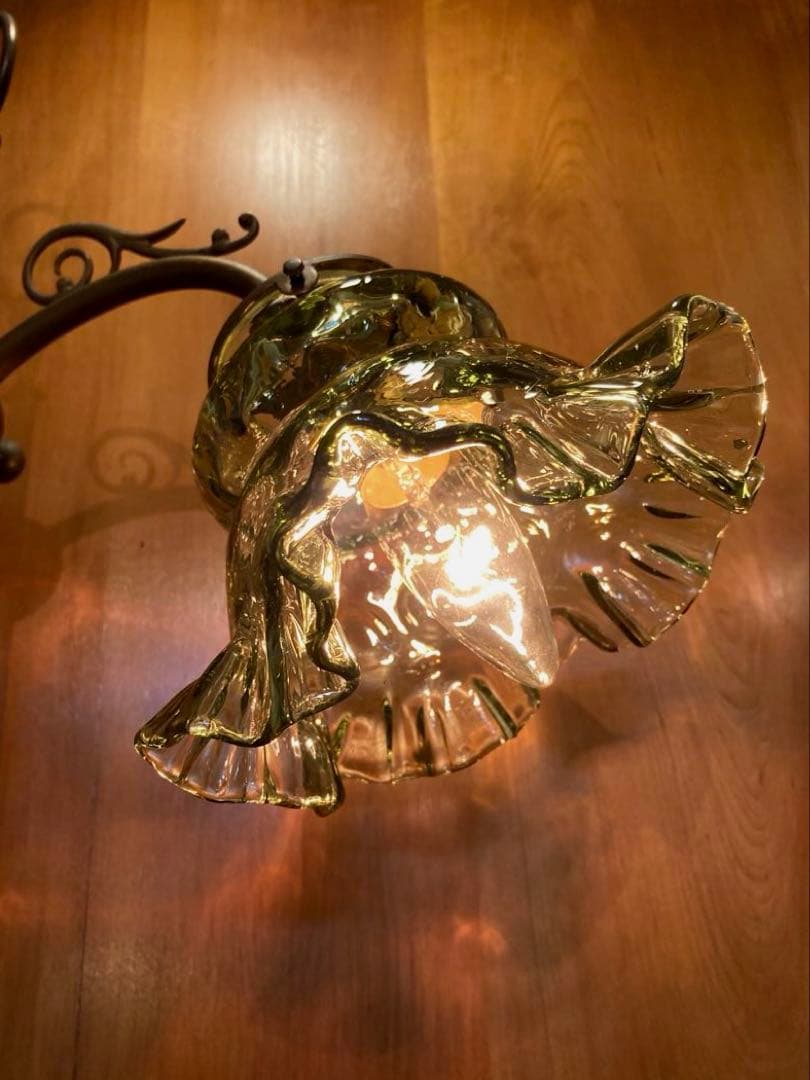 フェントン　1930年　（迷宮）　ランプシェード　オパールセント　アンティーク