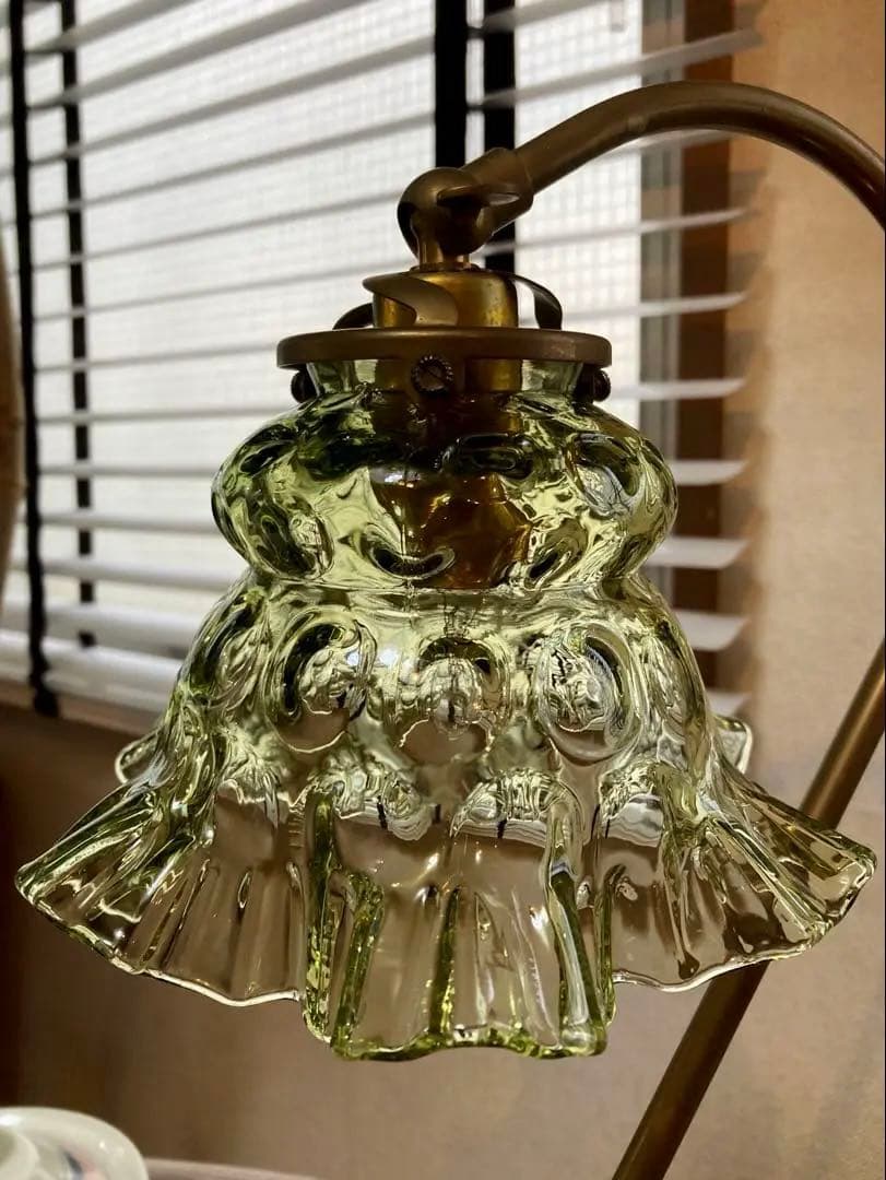 フェントン　1930年　（迷宮）　ランプシェード　オパールセント　アンティーク