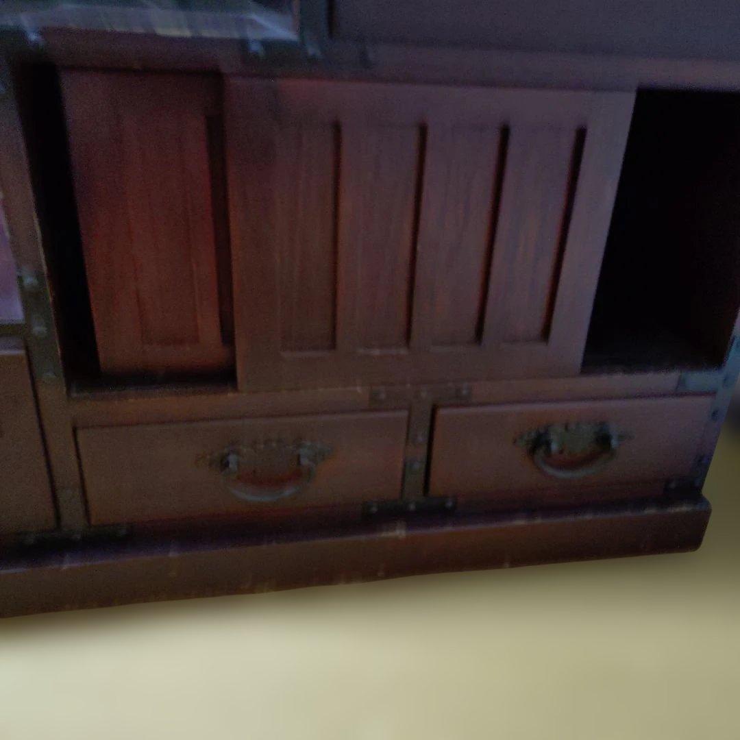 民芸調家具 階段箪笥　右上がり