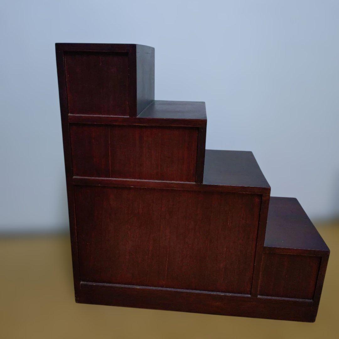 民芸調家具 階段箪笥　右上がり